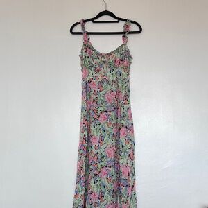 Zara Floral Summer Dress Size Medium